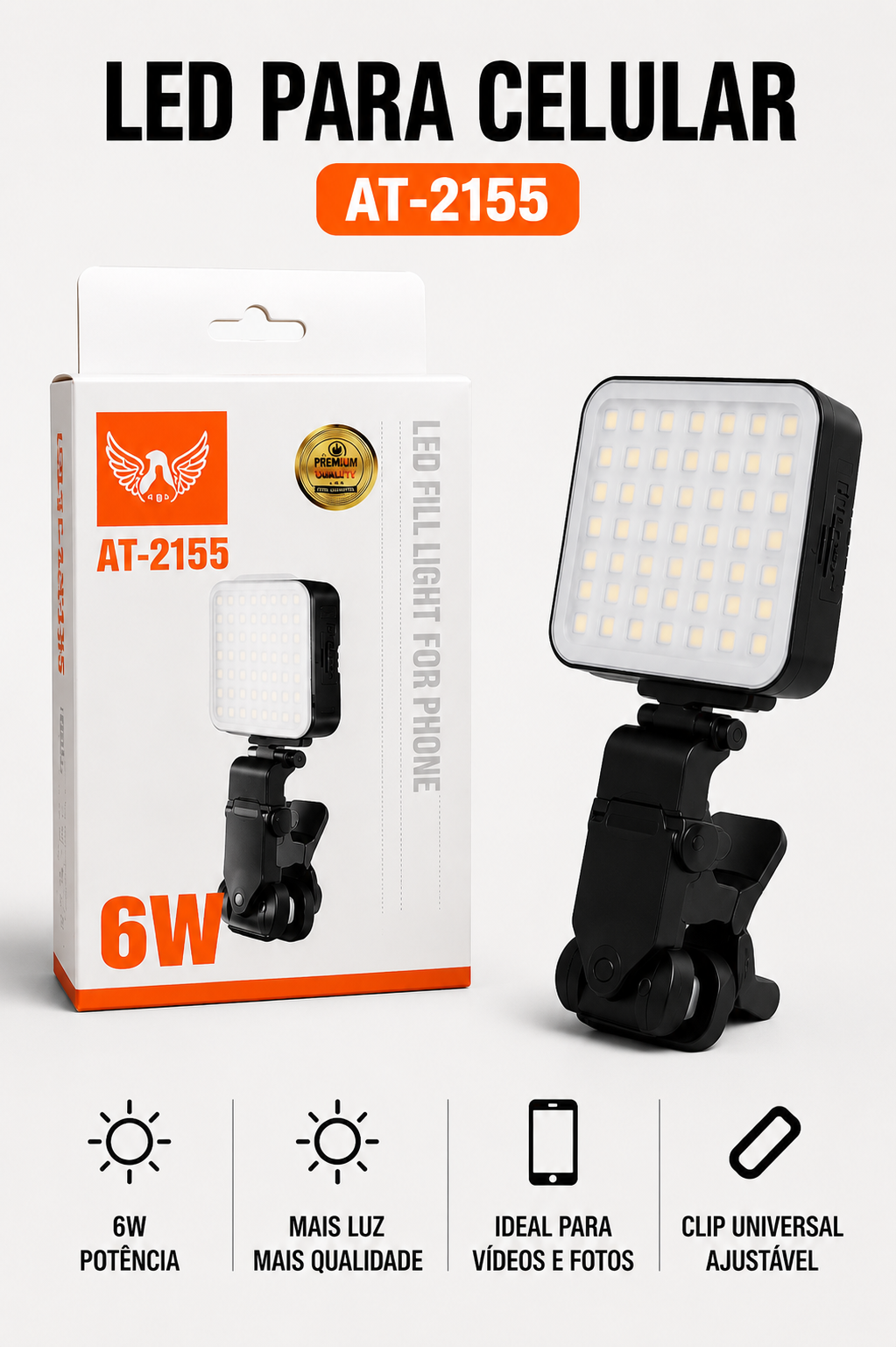LED para Celular AT-2155 6W
