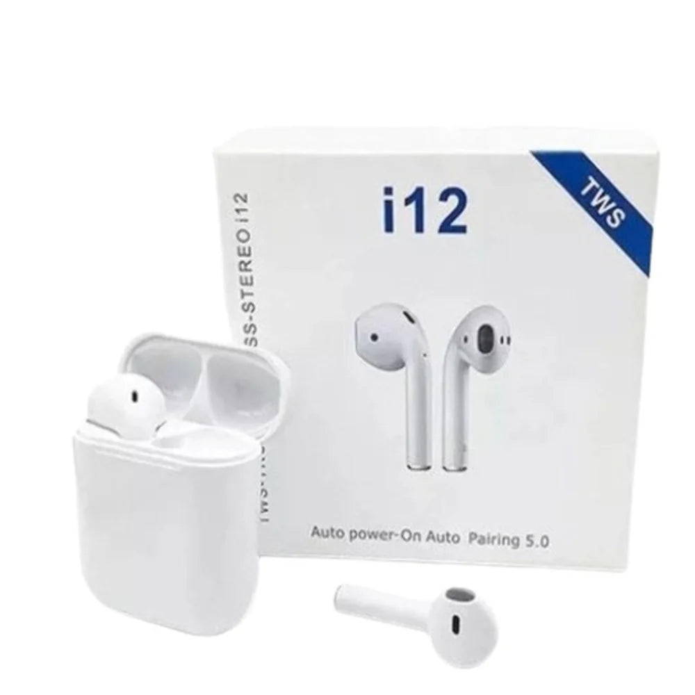 Fone Bluetooth i12 TWS Sem Fio